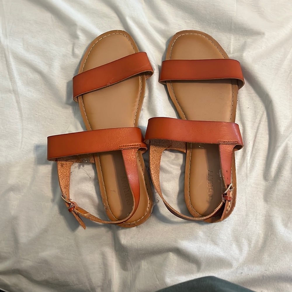 Tan sandals